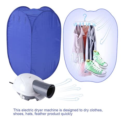 Ccdes New Portable Electric Clothes Drying Machine Fast Dryer Folder Dryer Bag Home External ...