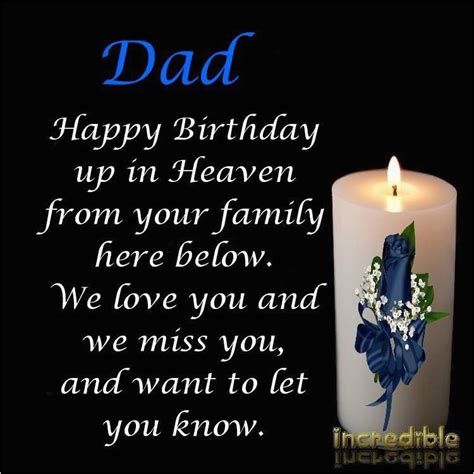 Happy Birthday Quotes To Dad In Heaven Happy Birthday In Heaven Dad In