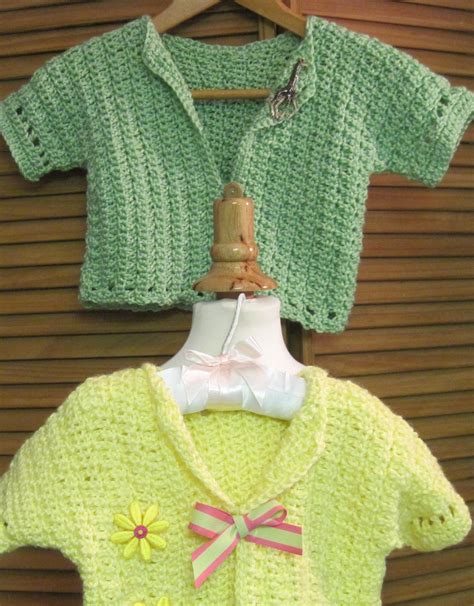 Crochet Pattern One Piece Spring Jacket Ages 3 12 Etsy