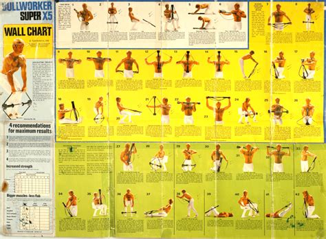 Free Bullworker Wallchart Isometric Exercise Training Planner