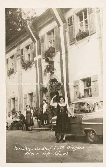 Fotokarte Bregenz Gh Lamm Um Wiener Werkst Tte Postkarten