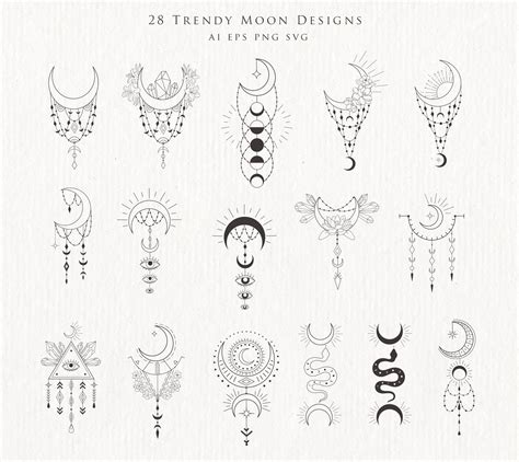 Digital Moon Girl SVG/ Girl and Moon Svg/ Girl with moon tattoo art ...