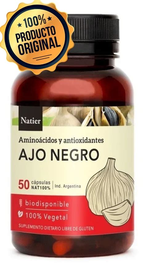 AJO NEGRO 50 Caps NATIER ESTACION MARAVILLA