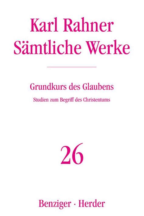 Grundkurs Des Glaubens Buch Online Kaufen