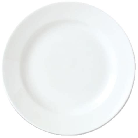 Lot De Assiettes Rondes Pizza En Porcelaine Blanche D Cm