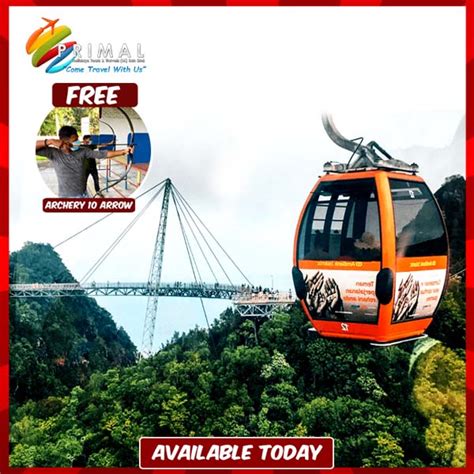 Langkawi Cable Car Entrance Ticket Per Pax Langkawi Adventure X