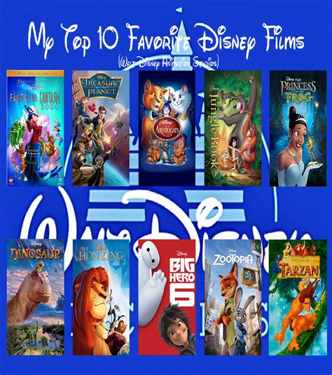 My Top 10 Favorite Disney Films By Perro2017 On Deviantart