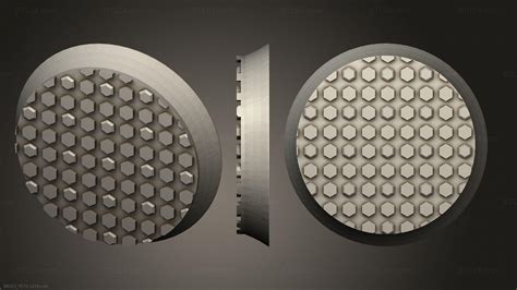 Bases Round 25mm Base Indr 72 Bases4570 3d Stl Model For Cnc