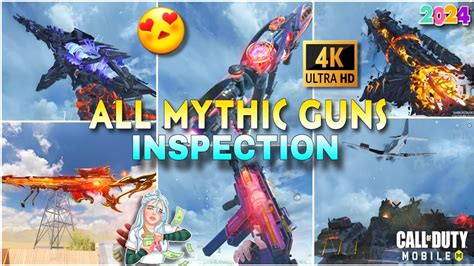 🤯4k Quality All Mythic Gun Weapon Inspection 21 Mythic Gun In Cod