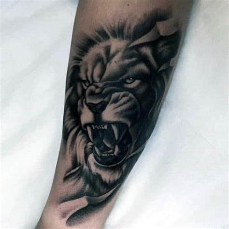 40 Lion Forearm Tattoos For Men Manly Ink Ideas