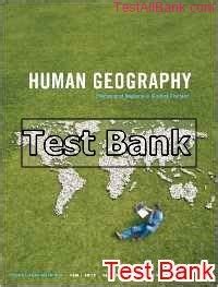 Human Geography Places And Regions In Global Context Canadian Th