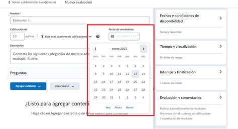 Cómo realizar una evaluación en Brightspace con la nueva vista DTI