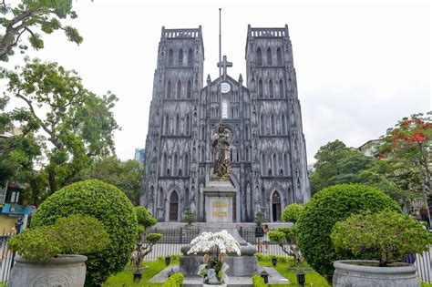 After nearly 2 years of restoration, the new paint layer of Hanoi Cathedral has been completed ...