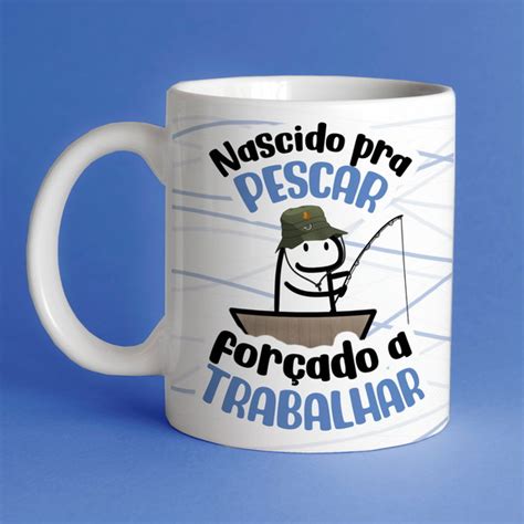 Caneca Dia Dos Pais Flork Pescador Elo Produtos Especiais