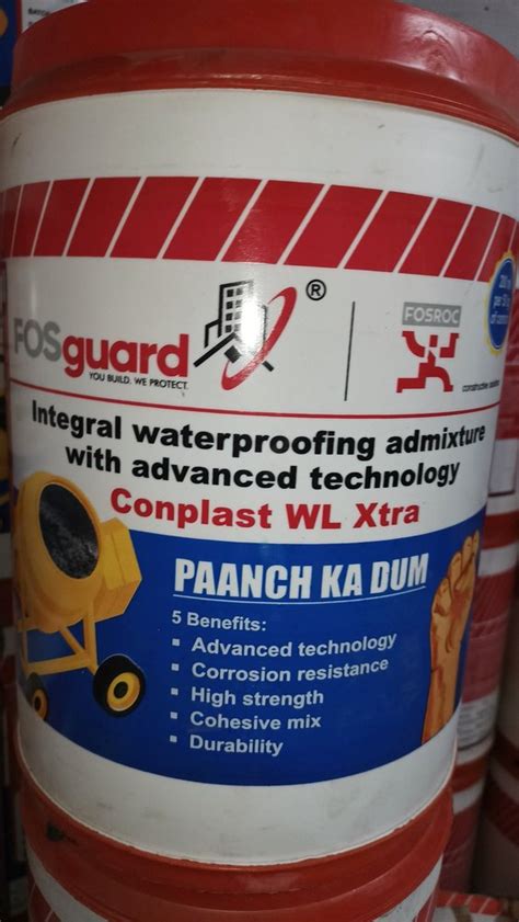 Fosroc Conplast Wl Xtra Integral Waterproofing Packaging Size Kg