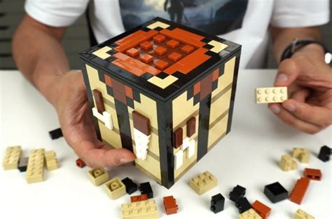 Lego Minecraft Crafting Table Tutorial Brickhubs