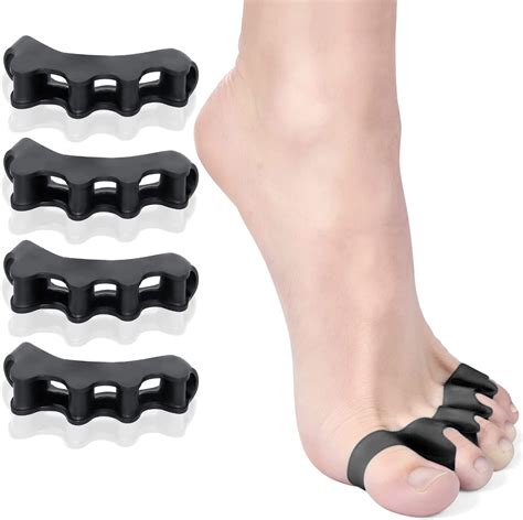 Toe Separators T Tersely 2 Pairs Soft Gel Toe Spacers To Correct