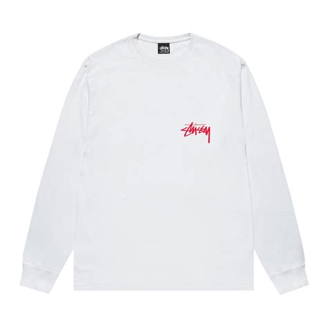 Buy Stussy Beat Crazy Long Sleeve Tee White 1995006 Whit Goat