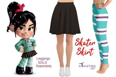 Vanellope Skater Skirt Disney Women S Cosplay Costume