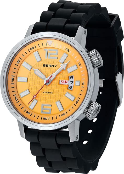 Berny Automatico Meccanico Dive Orologio Da Uomo Auto Winding Sport