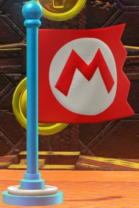 File Smo Wooded Kingdom Checkpoint Flag Super Mario Wiki The