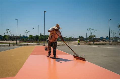 Supervisan Avance De Obras En Parque Luis Quintanar Antena Noticias