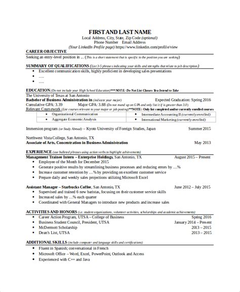 FREE 8 Sample Professional Resume Templates In PDF MS Word