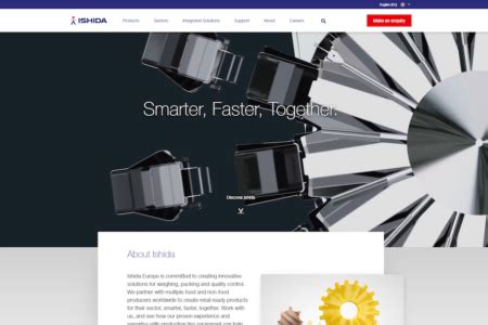 Ishida Europe delivers new company website with expanded content ...