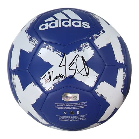 Jason Sudeikis Signed Adidas Soccer Ball Inscribed Ted Lasso