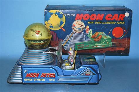 Nomura Moon Car Battery Operated Toy From 50s Ebay Space Toys