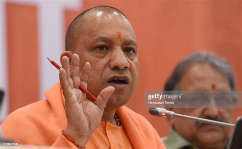 Chief Minister Yogi Adityanath Speaks During A Press Confrence After News Photo Getty Images