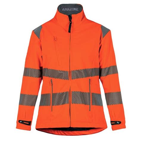 Veste Softshell Femme Haute Visibilit Fluo Amazone T S Bricozor