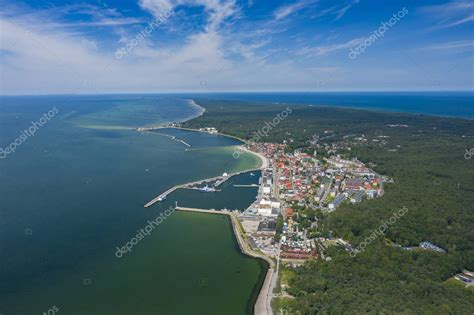 Vista A Rea De La Pen Nsula De Hel En Polonia El Mar B Ltico Y La