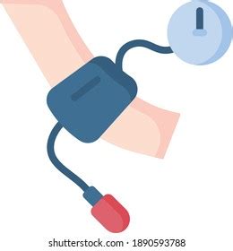 Arterial Blood Pressure Checking Concept Stock Vector Royalty Free