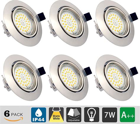 Spot Led Encastrables Plafond Pack W Ampoule Gu Spots De Plafond