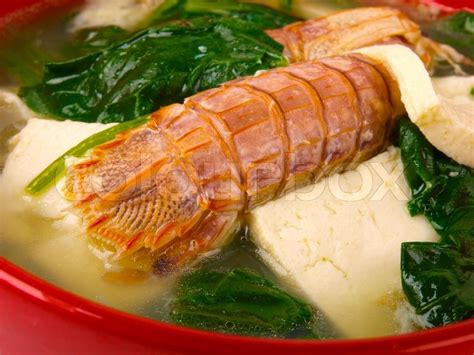 Langoustine Soup Stock Image Colourbox