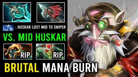 How To Play Mid Sniper Against Huskar In With Diffusal Mana Burn