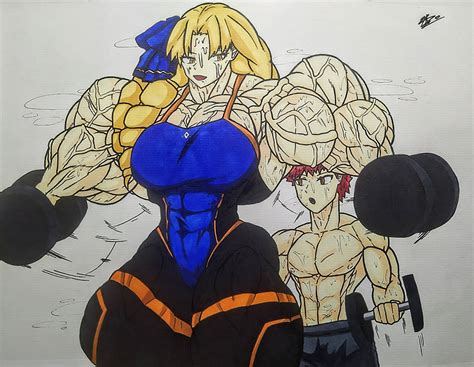 Working out with miss Luvia by samrose55555 on DeviantArt