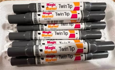 MAGIC MARKER TWIN Tip C6 C5 C3 Cool Grey Royal Sovereign 4 90