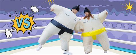 Jyzcos Sumo Wrestling Suits For Adults Inflatable Hallowwen