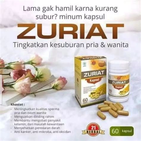 Jual Zuriat Kapsul Buah Zuriat Zuriyat Dzuriat Penyubur Kesuburan