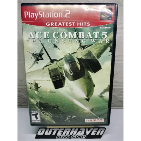 Ps Ace Combat The Unsung War Ntsc Uc Greatest Hits Shopee