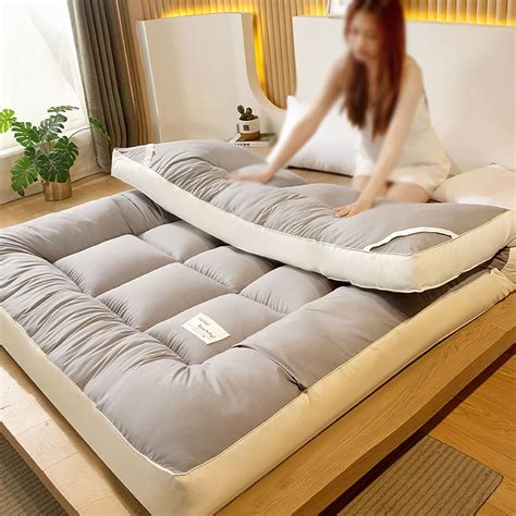 Japanese Futon Mattress Thicken Soft Quilted Tatami Mat Sleeping Pad