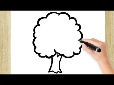 Como Dibujar Un Arbol Sencillo