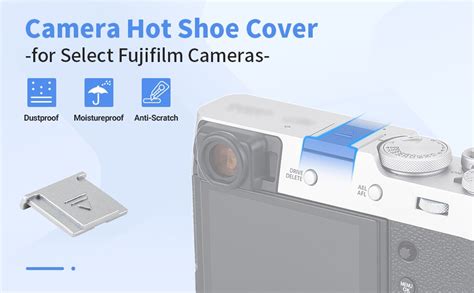JJC Hot Shoe Cover Cap Portable Protection For Fuji Fujifilm X S10 X T50 X T30 II X T20 X T10 X