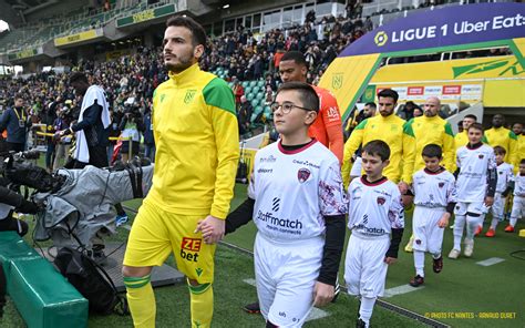 Fc Nantes Fc Nantes Clermont Foot La Feuille De Match