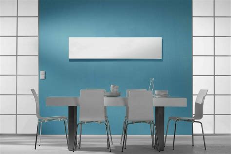 White Frameless Infrared Panel Heater Herchel Inspire White