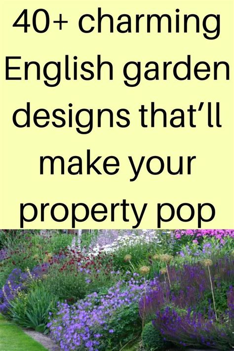 40 Charming English Garden Designs Thatll Make Your Property Pop