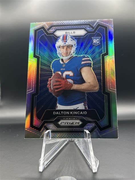 2023 Panini Prizm Rookie Variation Silver Prizm 324 Dalton Kincaid