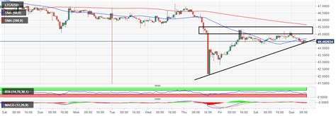 Litecoin Price Analysis: LTC/USD recovery cut short at $45